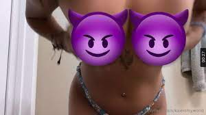 Kaleismyworld Horny Asian Girl Teasing Her Juicy Boobs Onlyfans Video