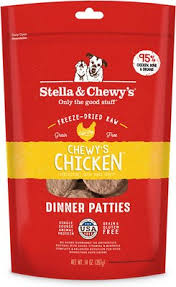 We did not find results for: Stella Chewy S Chewy S Chicken Dinner Patties Freeze Dried Raw Dog Food Chewy