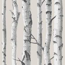 Nuwallpaper Birch Tree Vinyl Strippable Wallpaper Covers 30 75 Sq Ft Nu1650 The Home Depot In 2021 Birch Tree Wallpaper Tree Wallpaper Bedroom Tree Wallpaper