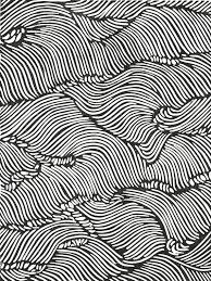 Black And White Linoleum Print Lino Print Rolling Waves Black White Abstract Japanese Wave Print 8x10 Block Print Lino Print Minimalist Prints Linocut