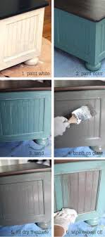 Subtractive Painting Technique For Ageing Furniture Refinishing Furniture Painted Furniture Furniture Diy
