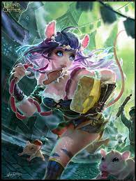 Mouse Girl Yu Han Chen Fantasy Art Art Female Art