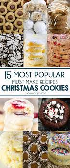 Looking for 2020 christmas desserts for the festive season? 15 Most Popular Christmas Cookie Recipes Popular Christmas Cookies Reci In 2020 Classic Christmas Cookie Recipe Cookies Recipes Christmas Holiday Cookie Recipes