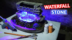 Beautiful Tabletop Indoor Water Fountain Rock Cliff Imagination With Styrofoam Di 2020 Kolam Ikan