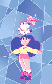 Bee and puppycat phone background wallpaper. Hello I Draw Over The Book Cover Of Bee And Puppycat Volume 1 With Minor Background Changes And I Think It Is A Good Phone Wallpaper I Hope Nobody Did That Before