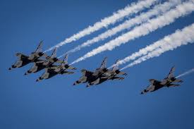 Officials said the flight path took the jets over buckeye, luke, litchfield park, surprise. Thunderbirds Blue Angels Kick Off America Strong Tour With Tri State Area Flyovers Air Force Magazine