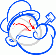 How To Draw Popeye Easy Step 6 | Popeye The Sailor Man, Popeye, Drawing  Cartoon Characters