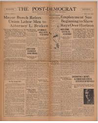 Maybe you would like to learn more about one of these? Post Democrat Muncie Ind 1935 04 26 Vol 16 No 14 Muncie Post Democrat Newspaper Ball State University Digital Media Repository