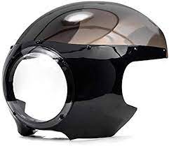 Amazon Com Krator Motorcycle 5 3 4 Headlight Fairing Screen Black Smoke Retro Cafe Racer Drag Automotive Black Motorcycle Retro Cafe Cafe Racer