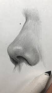 How I Draw The Nose Drawing Of A Nose Keep Practicing Drawing Face Parts Draw Nose Drawing Nose Drawing Art Drawings Sketches Simple Art Drawings
