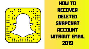 You will see a message as below. How To Recover Deleted Snapchat Account Without Email 2019 Youtube