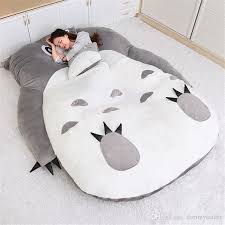 Sleeping bag items can be used to construct camp beds. 2021 Dorimytrader Anime Totoro Sleeping Bag Soft Plush Large Cartoon Totoro Sofa Bed Tatami Beanbag For Children Gift Room Decoration Dy50224 From Dorimytrader 80 41 Dhgate Com