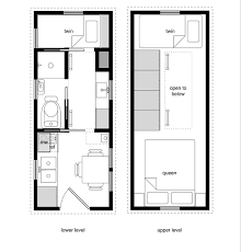 One story tiny house floor plans. Tiny House Floor Plans With Lower Level Beds Tinyhousedesign