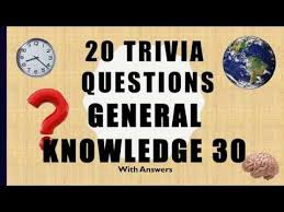 Think you know a lot about halloween? 20 Trivia Questions General Knowledge No 30 Youtube Trivia Questions General Knowledge Trivia