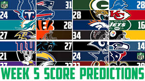 Experts weigh in with analysis and provide premium picks for upcoming nfl games. Nfl Week 5 Score Predictions 2018 Nfl Picks Against The Spread Week 5 Youtube
