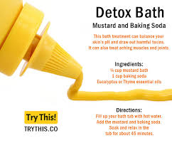 Mix 2 teaspoons baking soda (it helps combat inflammation) with an equal amount of purifying bentonite clay ($25, walmart) and a dash of lemon . Mustard And Baking Soda Beauty Tips