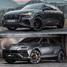 Click On The Picture To See More Audi Q8 Abt Or Lamborghini Urus Photo Abt Sportsline Audiautomotive Luxury Cars Range Rover Sports Cars Luxury Audi