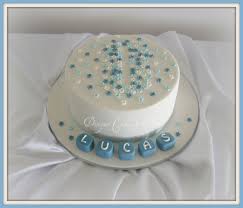 Blossom Cross Christening Cake Cake Christening Cake Cake Decorating