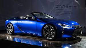 With the exterior styling based on lc coupe, the convertible retains excellent aerodynamic performance and optimal weight distribution, incorporating. Lexus Lc 500 Convertible Debuts Its Roofless Shape In Sunny La