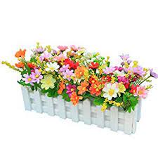 Fuxunamz künstliche pflanzen,kunstpflanze mit plastik vase, plastik pflanze set, künstliche sukkulenten, landhaus blumen, hängende rebe topfpflanzen sie können zu dekorationszwecken in blumenkästen gesteckt werden oder künstliche hecken damit geschaffen werden. Kunstliche Blume Gunstig Kaufen Online Shop