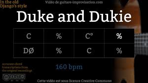 Великий герцог duke герцог ; Duke And Dukie 160 Bpm Gypsy Jazz Backing Track Jazz Manouche Youtube