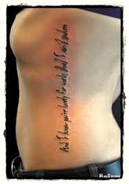 This is so much more than just a tattoo to me. Missteriousfrommars Schriftzug Handschrift Bruce Springsteen Songtextauszug Tattoos Von Tattoo Bewertung De