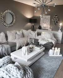 Grey can create a warm scheme as easily as a cool one; Cozy Living Room Decor 2020