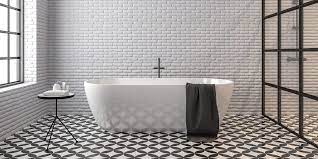 Black and white is a quite popular color scheme. 21 Bathroom Tile Ideas Trendy To Timeless