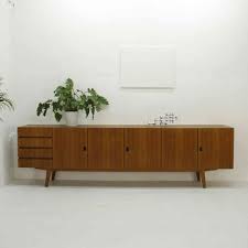 Hochwertiges 60er Jahre Teak Sideboard 300cm Decor Home Decor Furniture