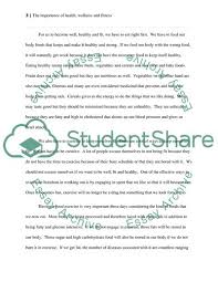 College students may think they don't have time to focus on fitness and good nutrition, but this guide offers tips and expert advice on how to eat right and exercise even with a busy college schedule. Fitness And Wellness Essay Example Topics And Well Written Essays 1000 Words