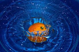 density: the floating, sinking orange