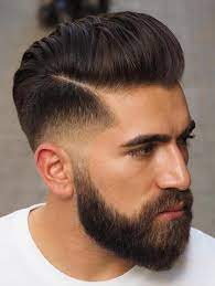 Because you are adding color to your hair because you are adding color to your hair rather than lifting it, there is a reduced chance of damaging your hair or getting ending up with a strange color. Brown Hair Short Sides Long Top Haircut Black Beard White Shirt Coole Manner Frisuren Haarschnitt Manner Manner Frisuren