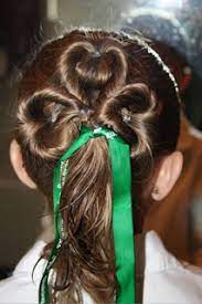 10 Days Of Green Three Leaf Clover Twists Hairstyle Shamrock Hairstyle Hair Styles Clover Hair