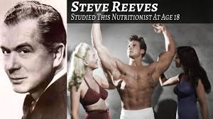 Here's The Nutritionist Steve Reeves Studied At Age 18 Years Old + Steve's  Personal Copy Of His Book