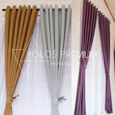 Ukuran gorden mengikuti ukuran dan bentuk dari pintu jendela. Gorden Siap Pakai Black Out Shopee Indonesia
