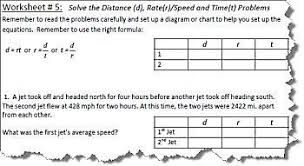 Detailed solutions to the problems and explanations are provided. Distance Rate And Time Worksheets With Answers