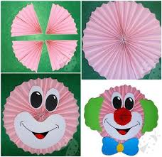Clown Basteln Mit Kindern Zu Fasching Vorlagen Ideen Und Anleitungen Anleitungen Basteln Clown Clown Crafts Fun Preschool Crafts Spring Crafts For Kids