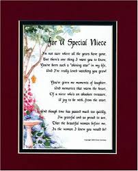 21st Birthday Poem For Niece For A Special Niece Touching 8x10 Poem Double Matted In Burgundy Dark Green And Enhanced With Wate Niece Birthday Quotes Happy Birthday Niece Niece Birthday