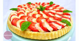Beispiel kann mit kuchen gesehen werden, es gibt zwei möglichkeiten, es zu nahrung. Erdbeer Bananen Kuchen Nurrosa