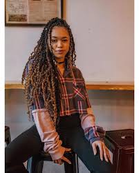 Ombra C Passion Twists By Hairbystephanie B Stephanieb Style Passiontwists Freetresshair Prot In 2020 Frisuren Langhaar Box Braids Hairstyles Zopffrisuren Flechten