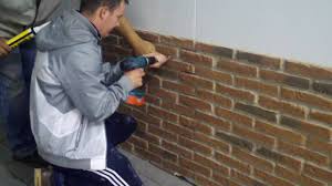 Overall this panel moulding installation was pretty simple. Pt1 Dreamwall Installing Rustic Red Brick Panels Vlog Video Diary Youtube