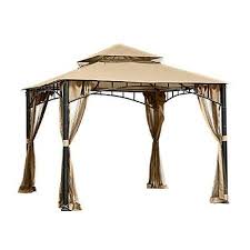 Replacement Canopy And Netting Set For Target Madaga Gazebo Beige By Garden Winds 169 99 The Sunjoy Model Replacement Canopy Garden Patio Furniture Gazebo