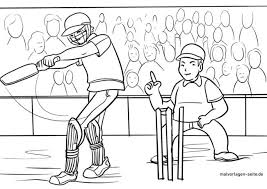 There are a lot of those activities online. Cricket Sport Coloring Pages Coloring Printable B108 Castle