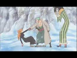One Piece Sanji In Nami S Body Moment With Zoro One Piece Episodes One Piece Funny Moments Funny Scenes