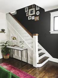 Alibaba.com offers 889 black and white stair banister products. Painted Staircases Black Vs White Bright Green Door