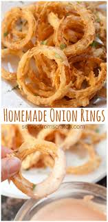 Homemade Onion Rings Recipe Food Recipes Homemade Onion Rings