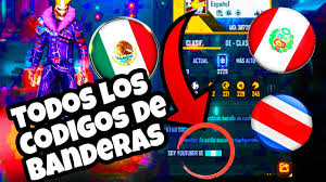 Listado de nuevos códigos de free fire. Como Hacer Banderas En Perfil De Free Fire Codigos Banderas