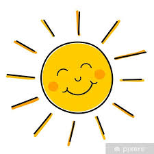 Fototapeta Uśmiecha się słońce wektor • Pixers® - Żyjemy by zmieniać