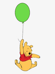 Maybe you would like to learn more about one of these? Pooh Cheering Floating From A Green Balloon Winnie The Pooh Holding Balloons Free Transparent Png Download Pngkey