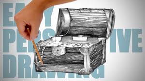 Also, let us know your thoughts about what and where you would keep this treasure box filled with goodies? How To Draw A Pirate Treasure Chest Easy Perspective Drawing 5 Youtube